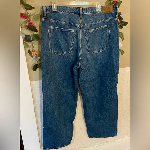 Madewell Curvy Low-Slung Straight Jeans in Palmina wash - Picture 5 of 11